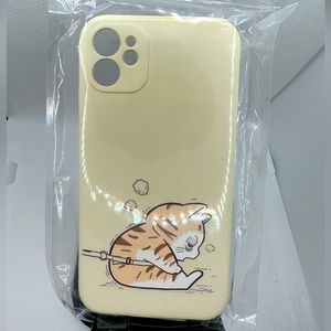 iPhone 11 Cute Tired Tiger Case